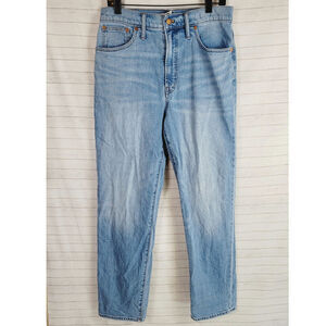 MADEWELL THE PERFECT VINTAGE STRAIGHT JEAN, SZ 30